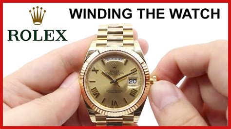 how do you wind a fake rolex|rolex winding instructions.